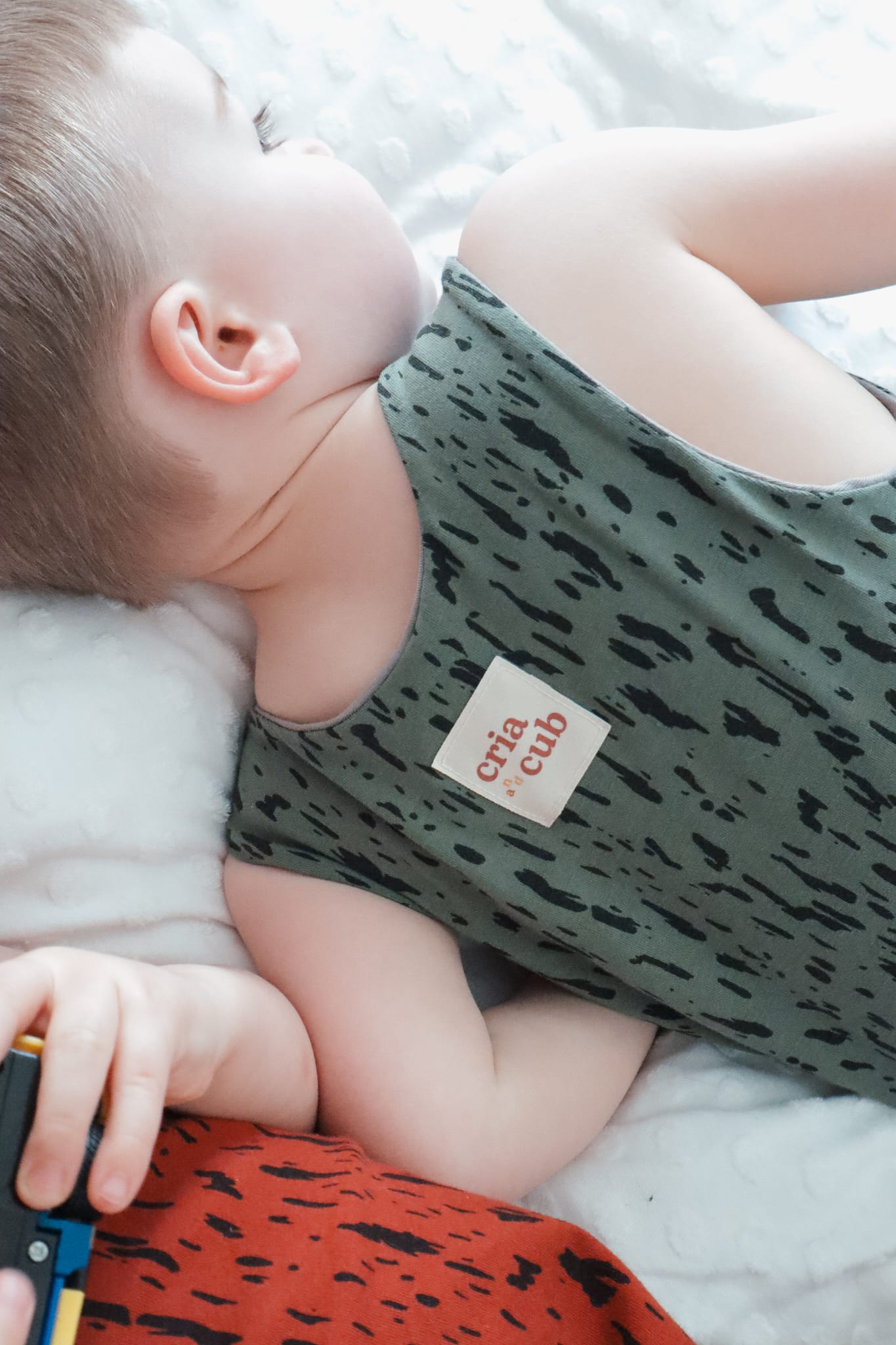Sage Scribbles Romper