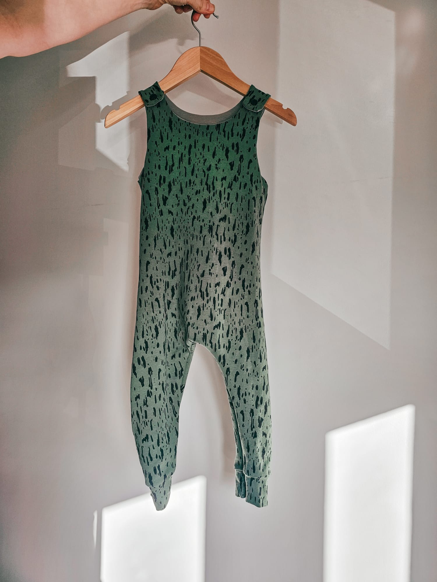 Sage Scribbles Romper