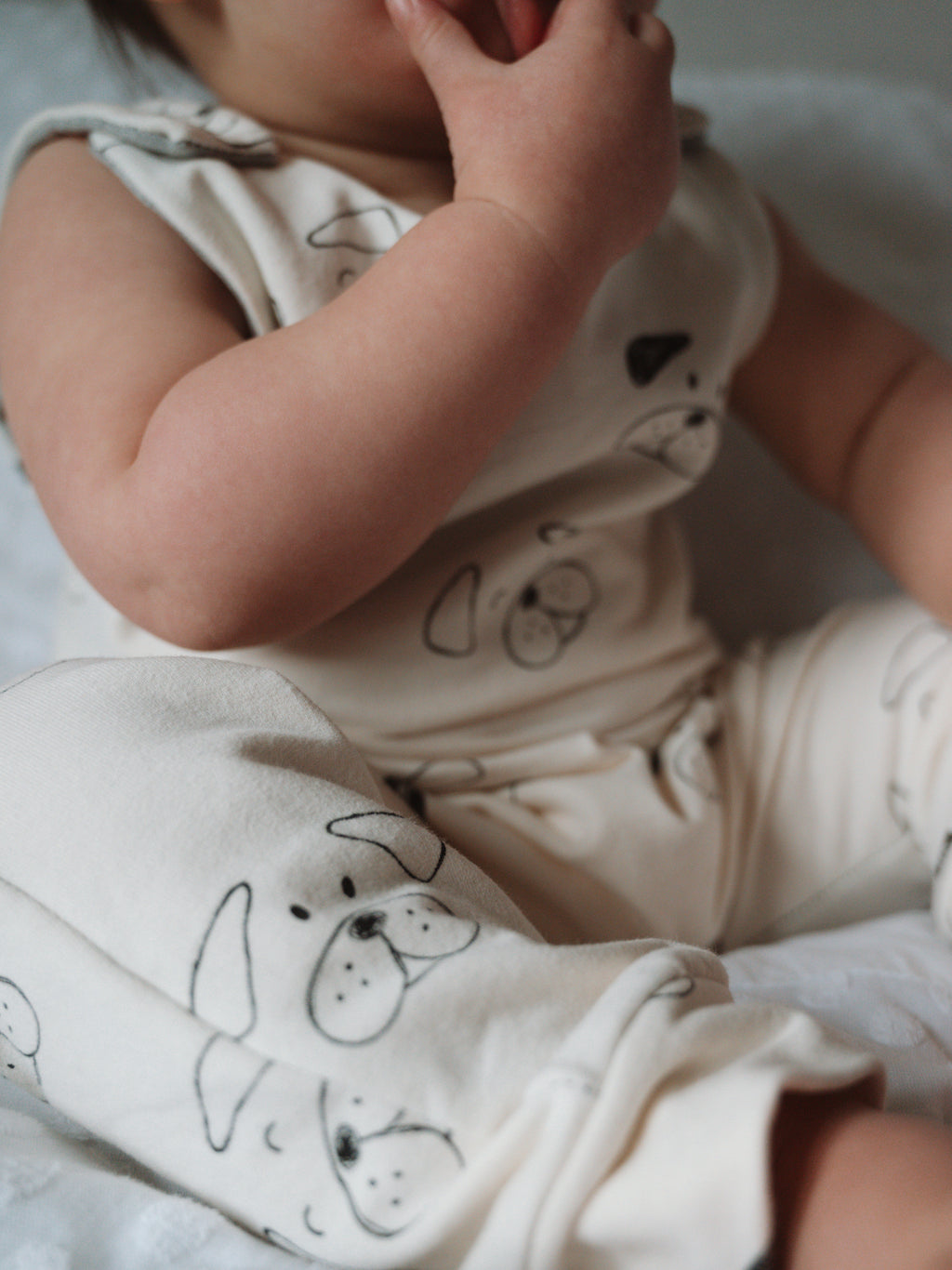 Deefer Dogs Romper - Ivory