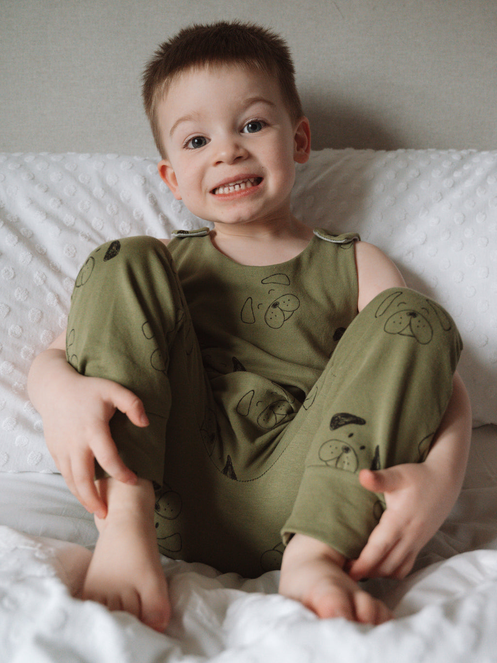 Deefer Dogs Romper - Sage Green